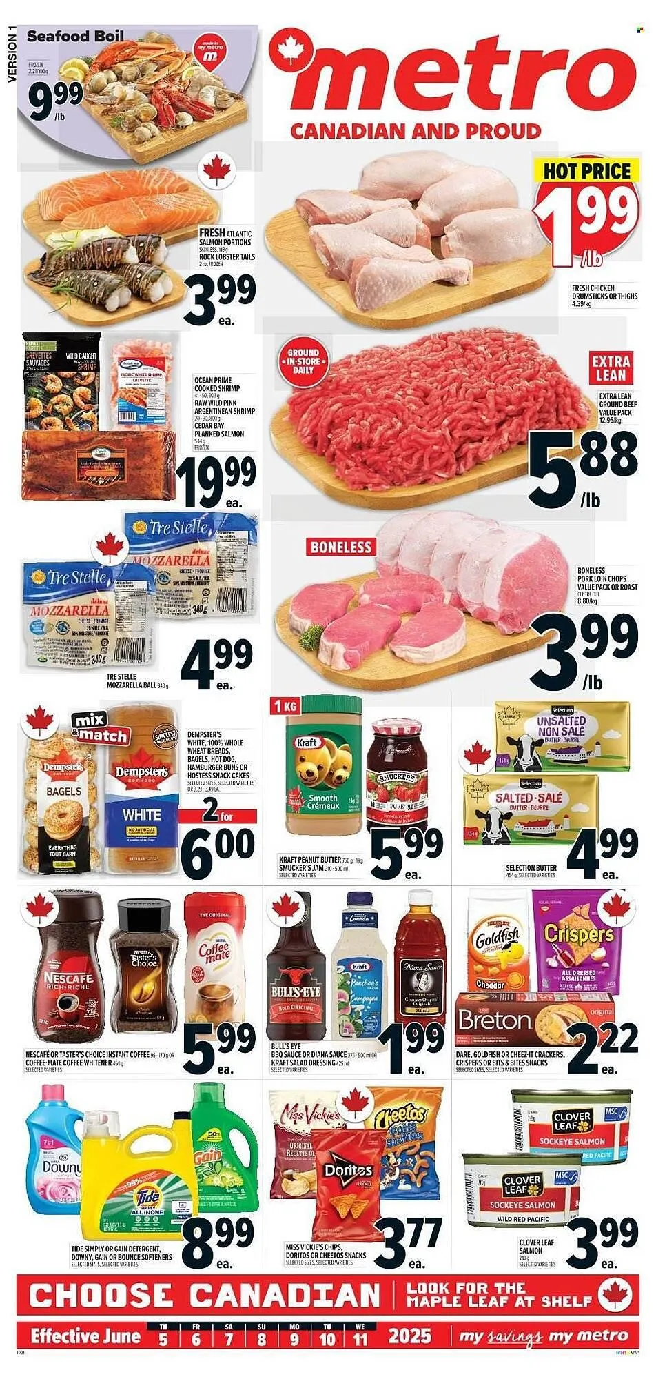 Metro flyer from June 5 to June 11 2025 - flyer page 1