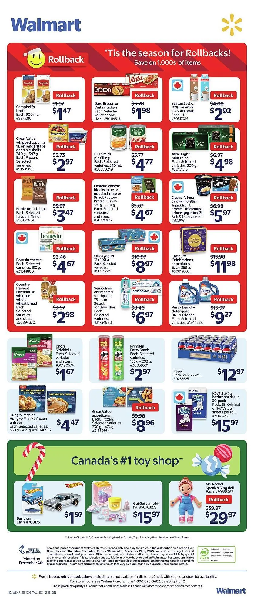 Walmart flyer from December 18 to December 25 2025 - flyer page 2