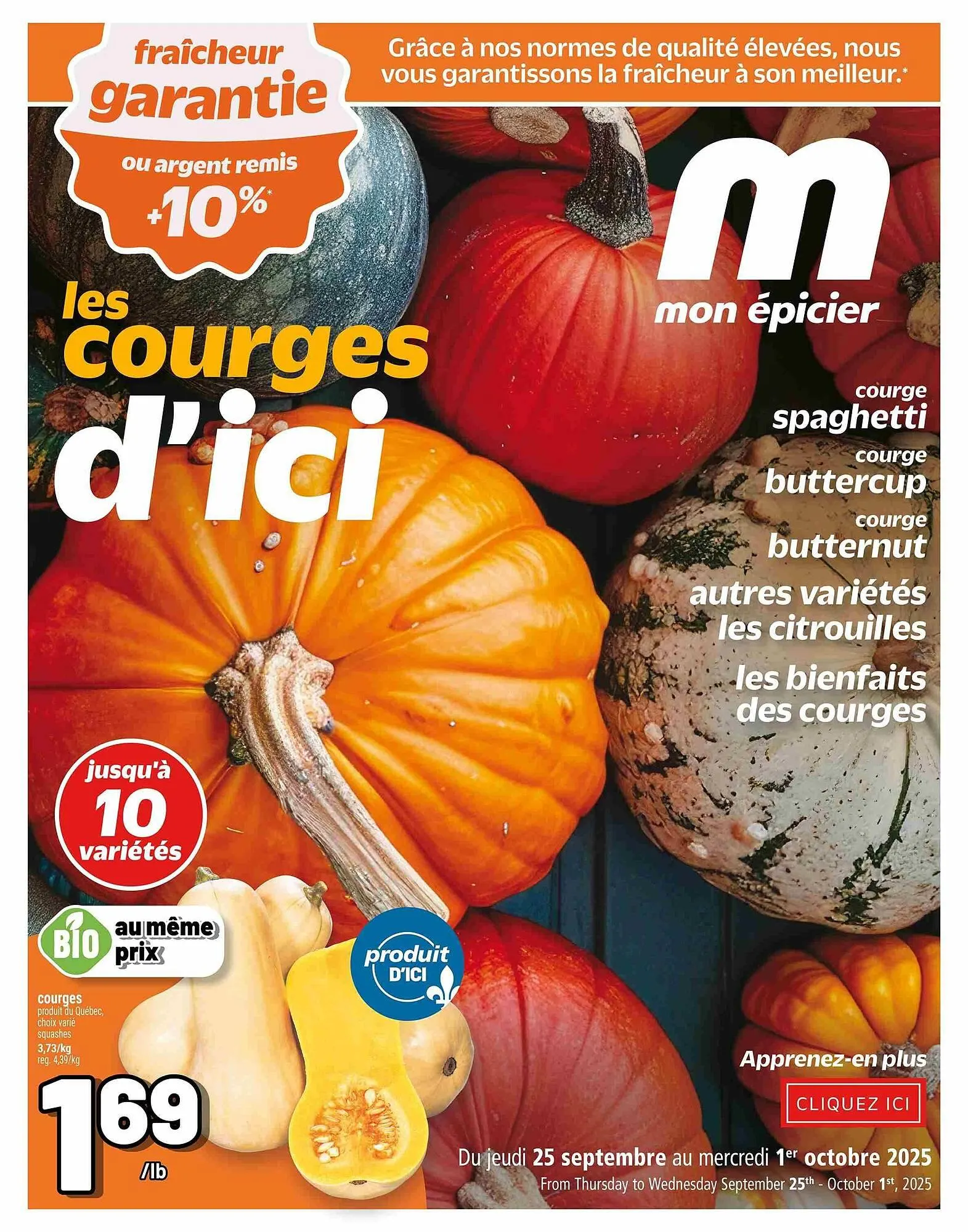 Metro flyer from September 25 to October 2 2025 - flyer page 1