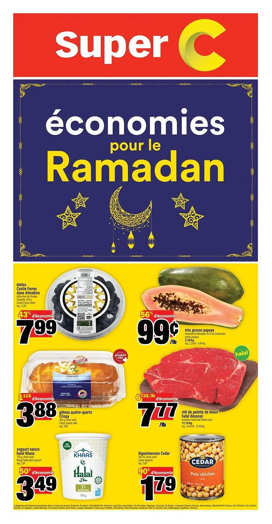 Super C flyer from February 26 to March 4 2026 - flyer page 1