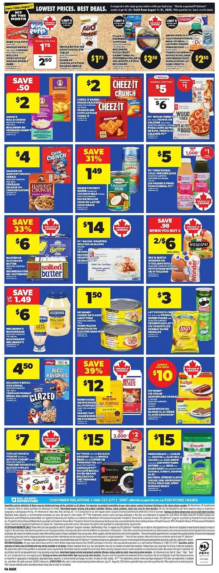 Atlantic Superstore flyer from July 31 to August 7 2025 - flyer page 4