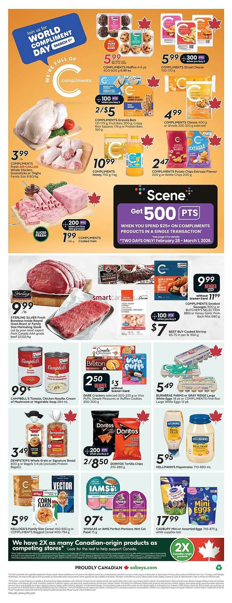Sobeys flyer from February 26 to March 4 2026 - flyer page 3