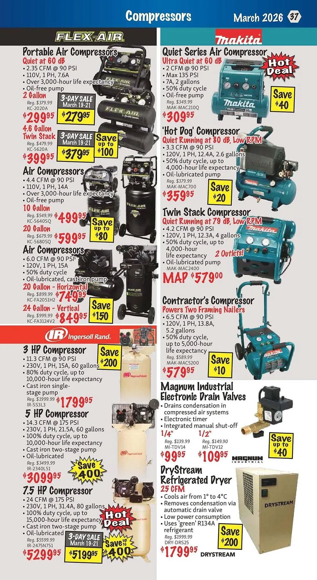 KMS Tools flyer from March 2 to March 16 2026 - flyer page 37