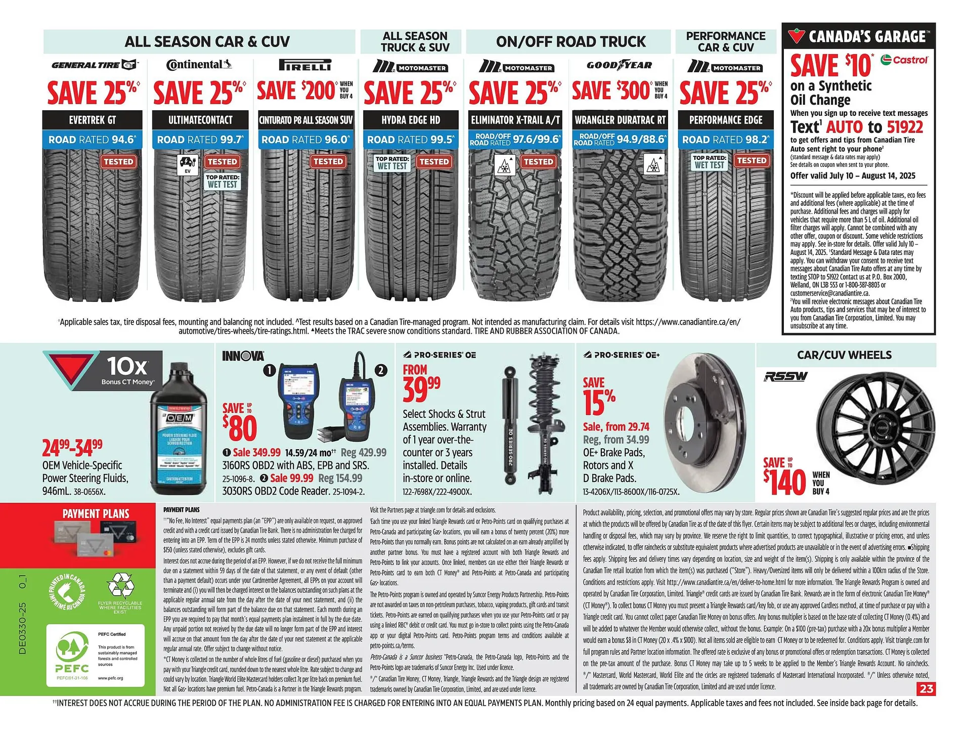 Canadian Tire flyer from July 17 to July 23 2025 - flyer page 23