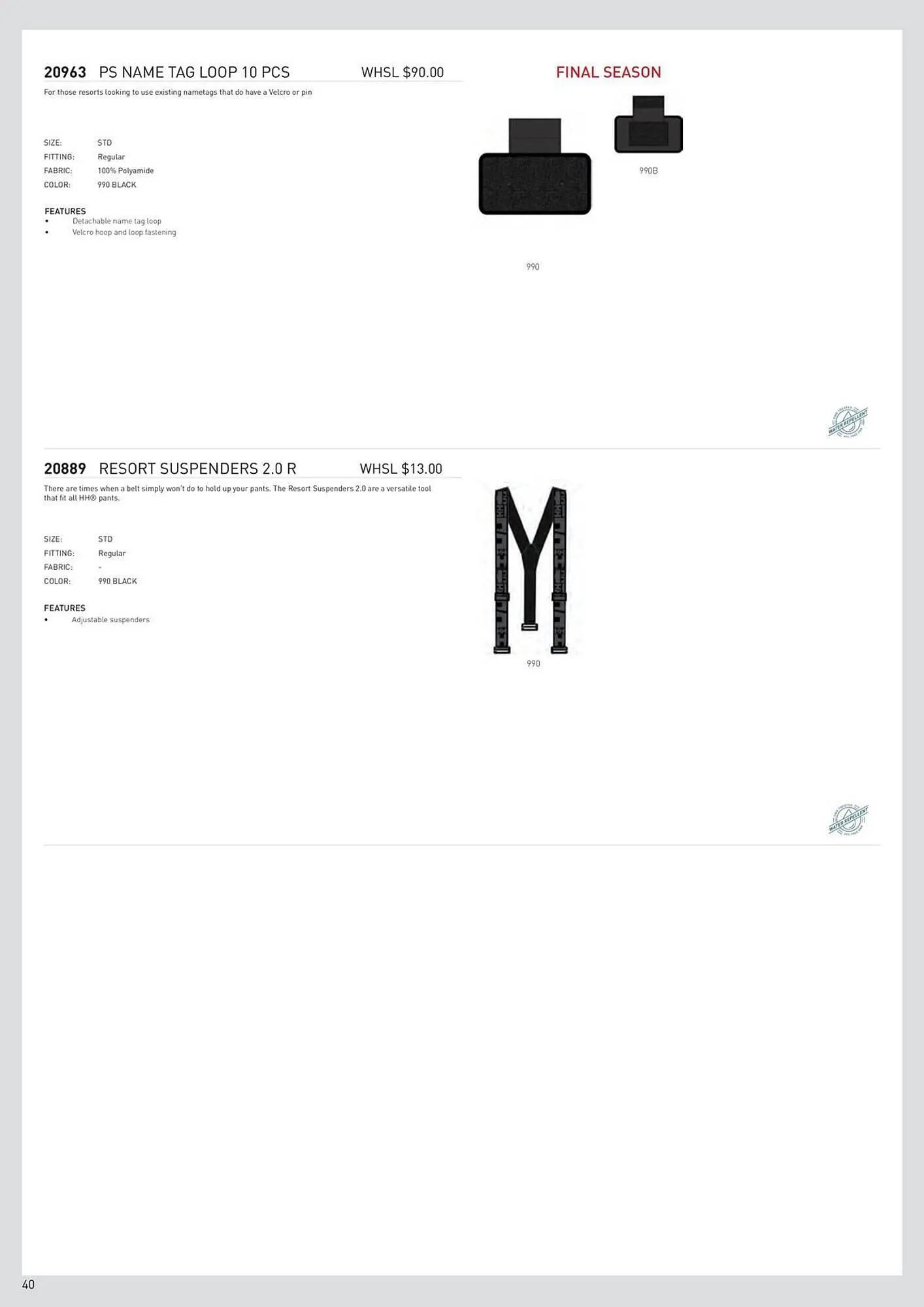 Helly Hansen flyer from September 11 to February 28 2026 - flyer page 40