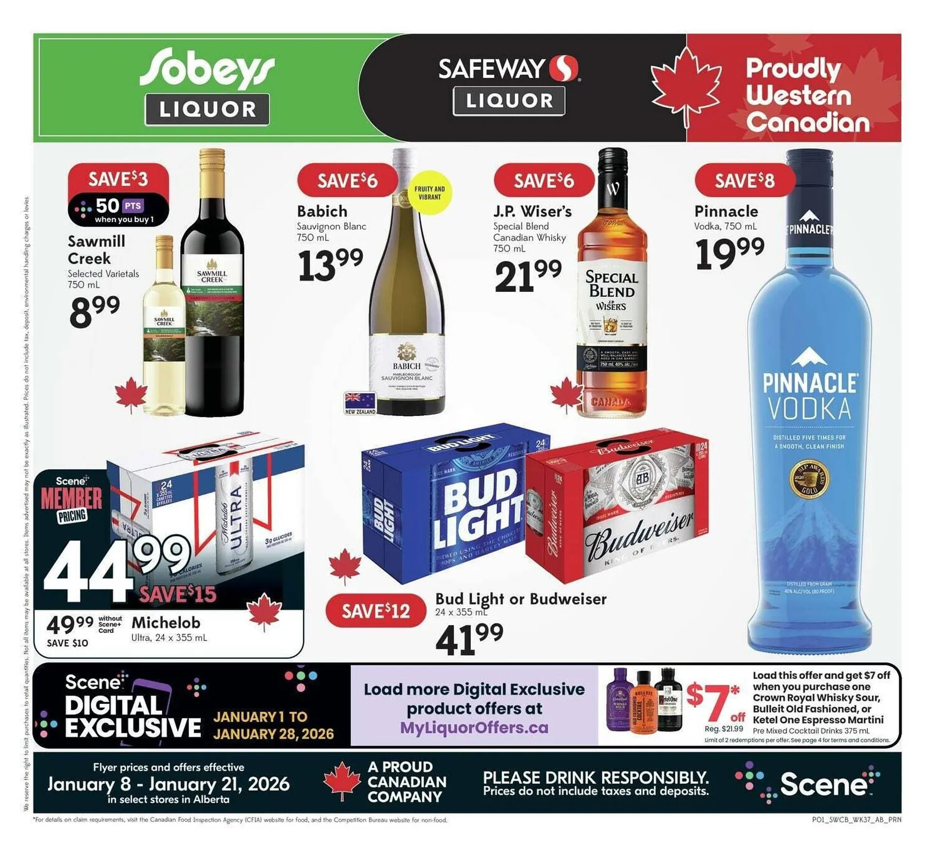 Safeway flyer from January 8 to January 15 2026 - flyer page 1