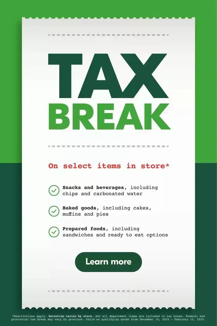 Sobeys Weekly ad from December 28 to January 11 2025 - flyer page 20