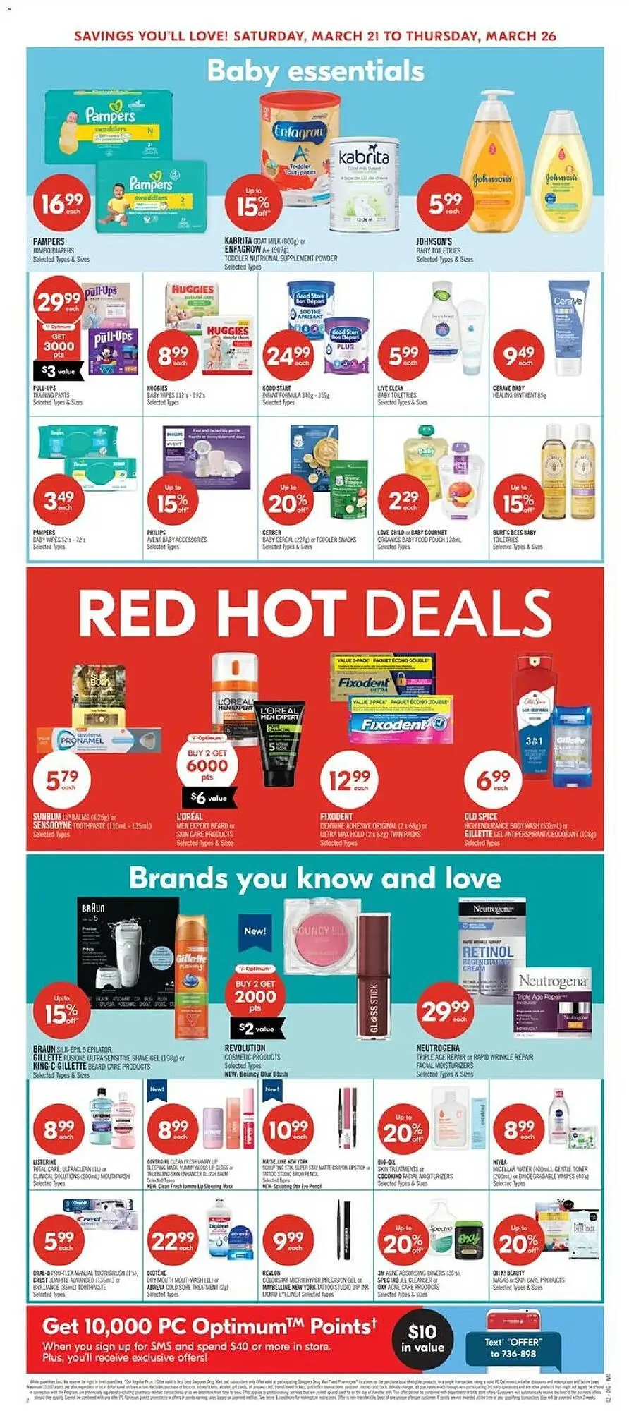 Shoppers Drug Mart flyer from March 21 to March 22 2026 - flyer page 14