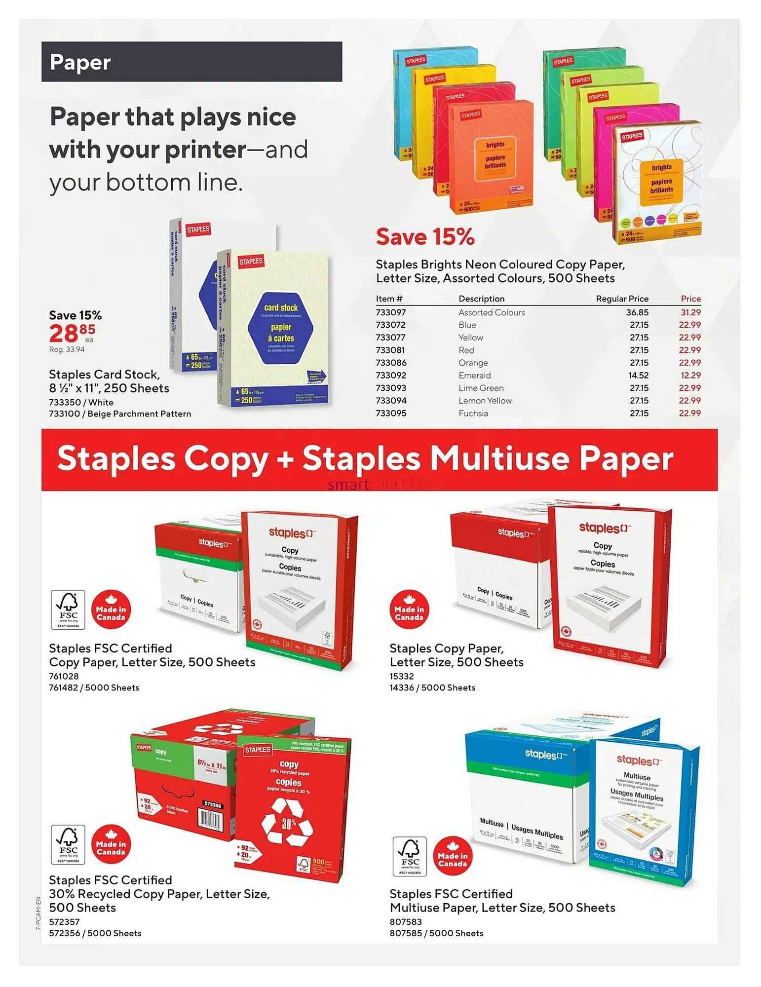 Staples flyer from August 8 to August 14 2025 - flyer page 7