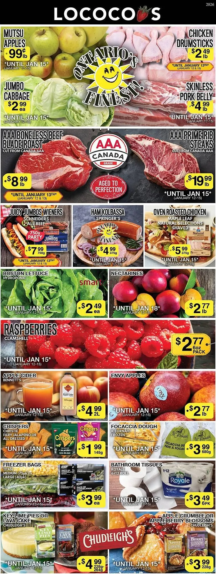 Lococo's flyer from January 12 to January 15 2026 - flyer page 1