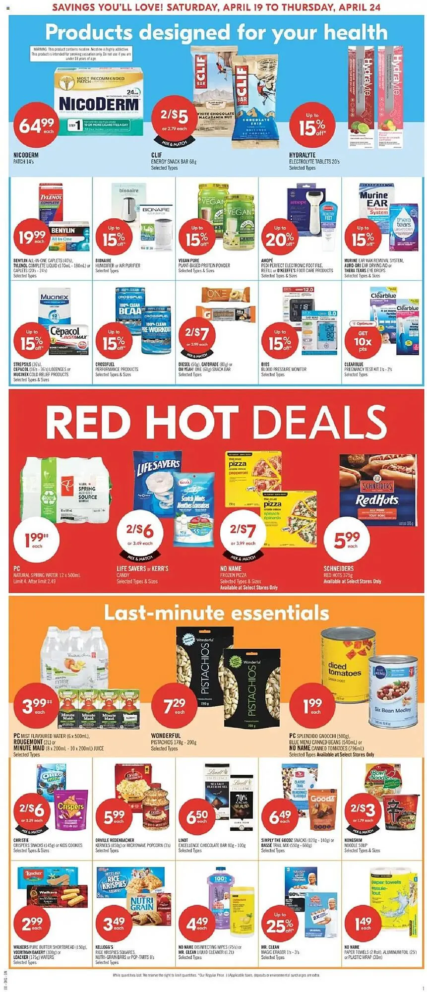Shoppers Drug Mart flyer from April 19 to April 24 2025 - flyer page 15