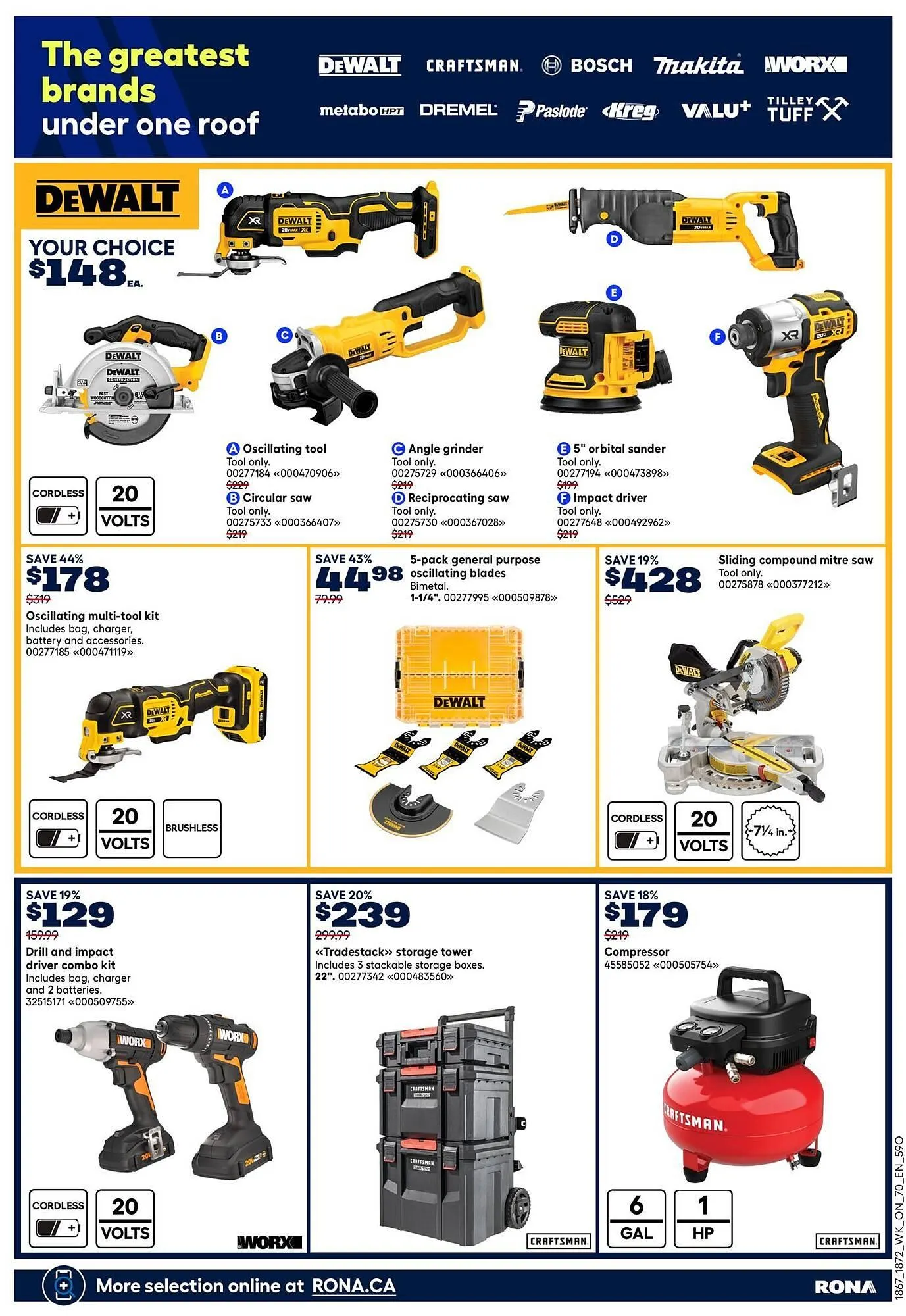 RONA flyer from November 5 to January 28 2026 - flyer page 3