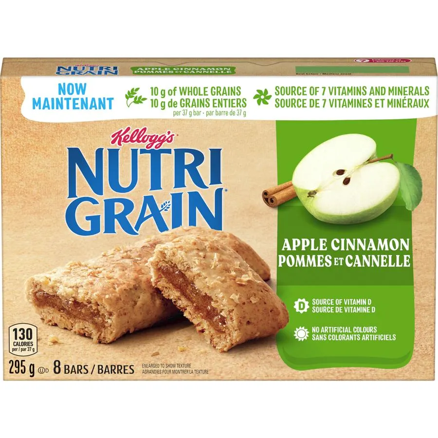 Nutri-Grain Cereal Bars, Apple Cinnamon 8 Bars