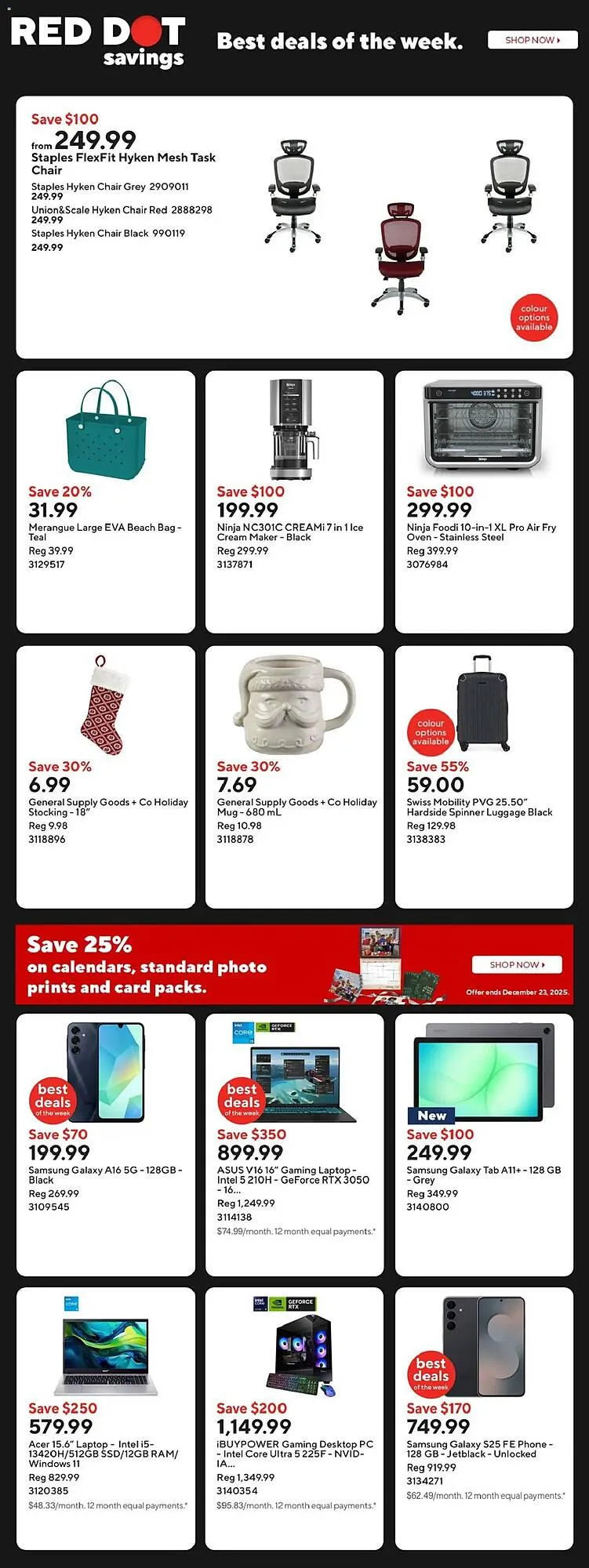 Staples flyer from December 19 to December 24 2025 - flyer page 3