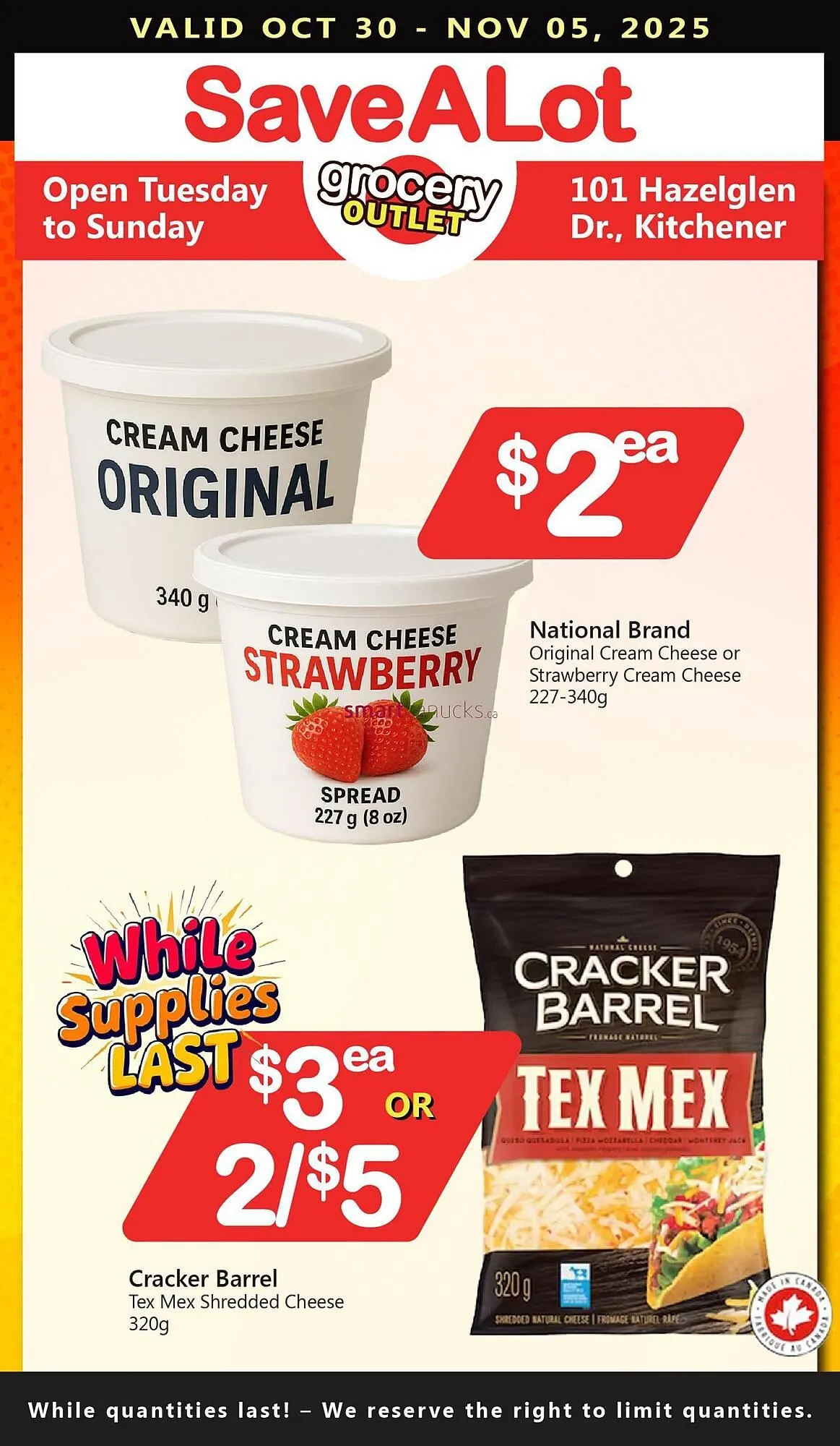 Save on Foods flyer from October 30 to November 5 2025 - flyer page 1