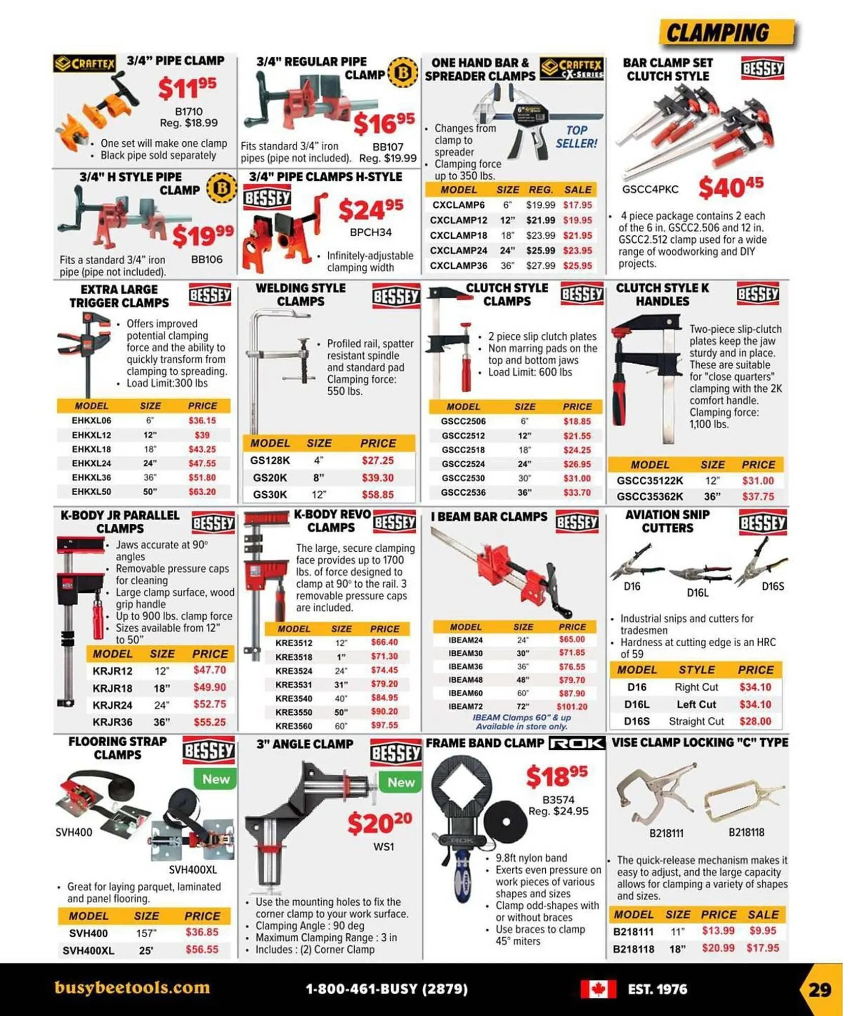 Busy Bee Tools flyer from September 9 to October 18 2025 - flyer page 29
