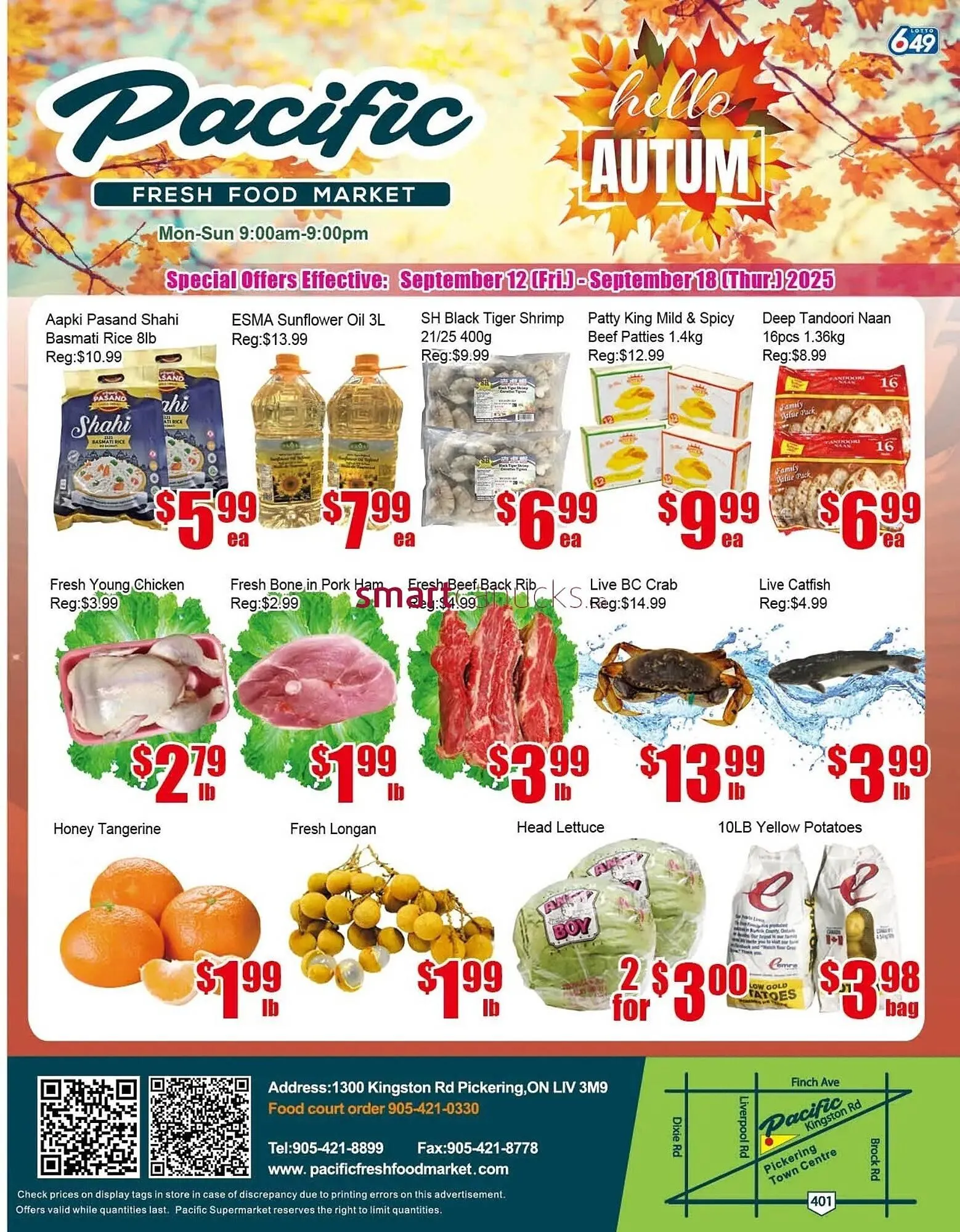 New Pacific Supermarket flyer from September 12 to September 18 2025 - flyer page 1