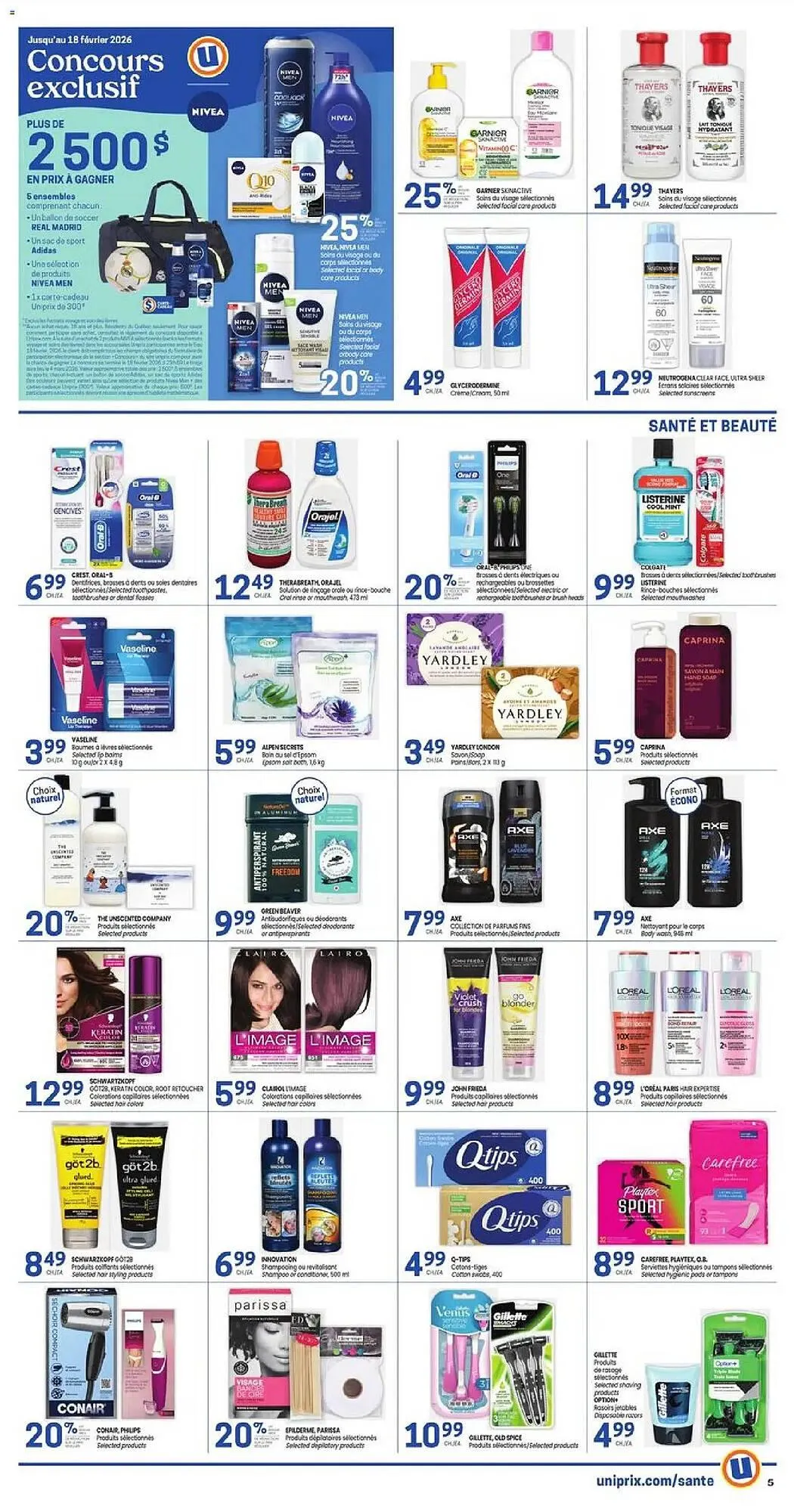 Uniprix flyer from February 12 to February 19 2026 - flyer page 6