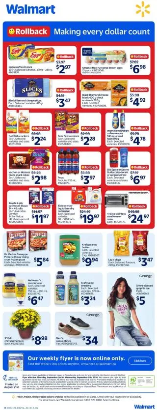 Walmart Flyer from September 3 to September 9 2026 - flyer page 2