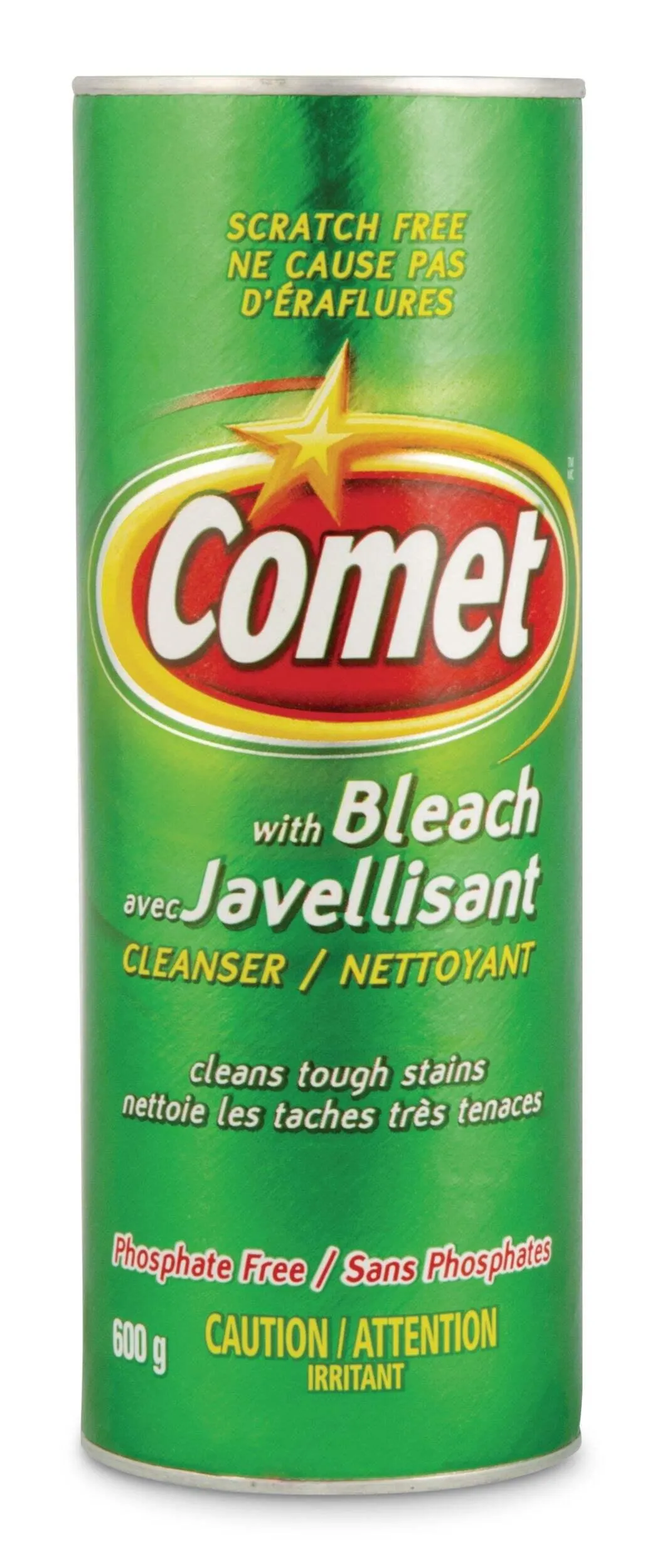 Comet Scratch Free Cleaning Powder with Bleach, 600-g
