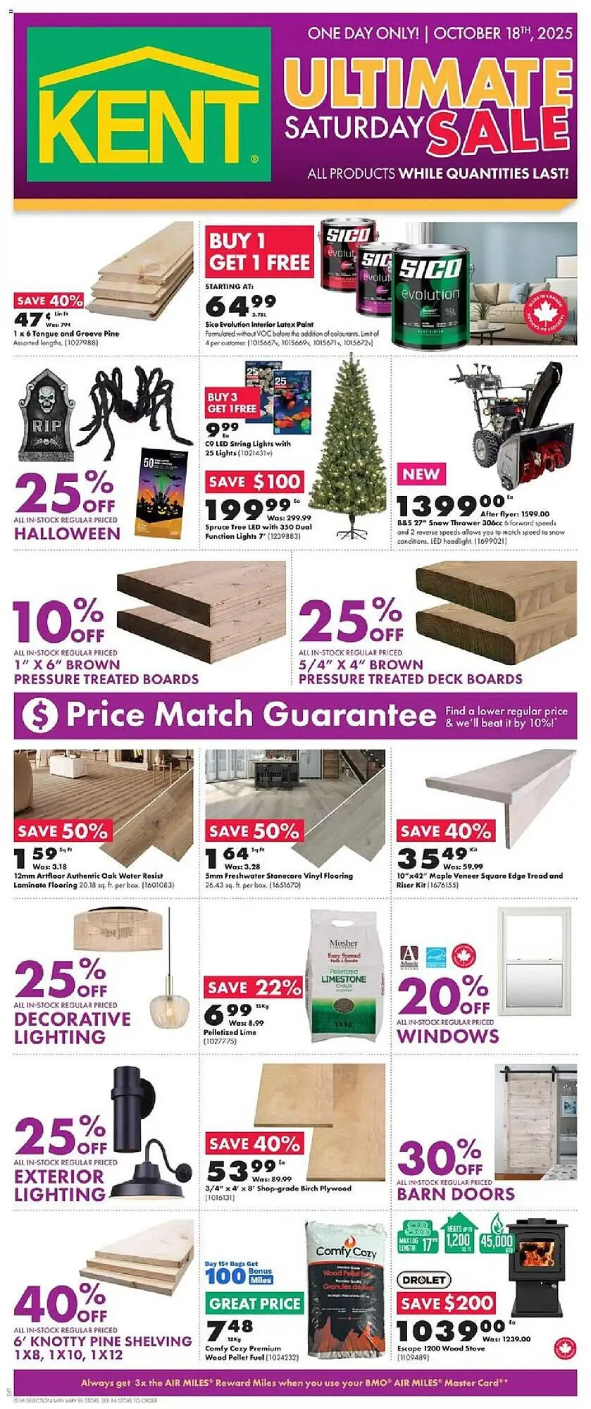 Kent flyer from October 16 to October 23 2025 - flyer page 1