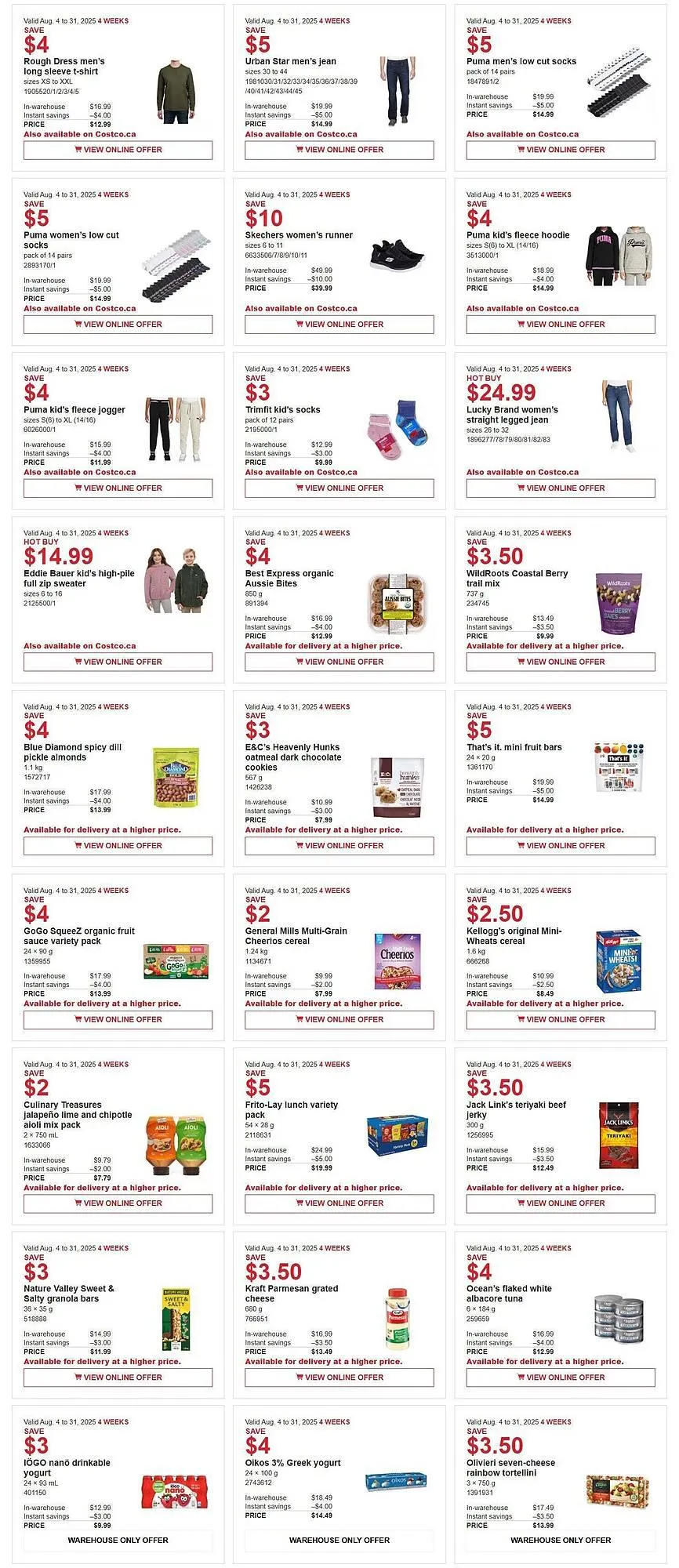 Costco flyer from August 7 to August 15 2025 - flyer page 2
