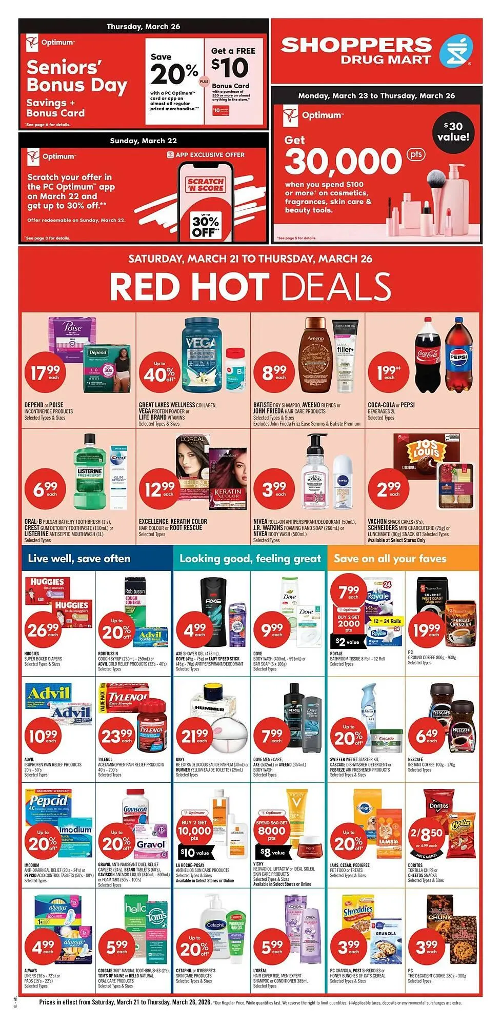 Shoppers Drug Mart flyer from March 21 to March 26 2026 - flyer page 5