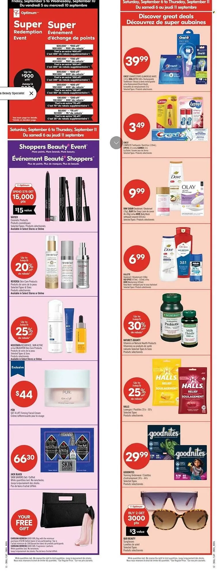 Shoppers Drug Mart flyer from September 6 to September 11 2025 - flyer page 7
