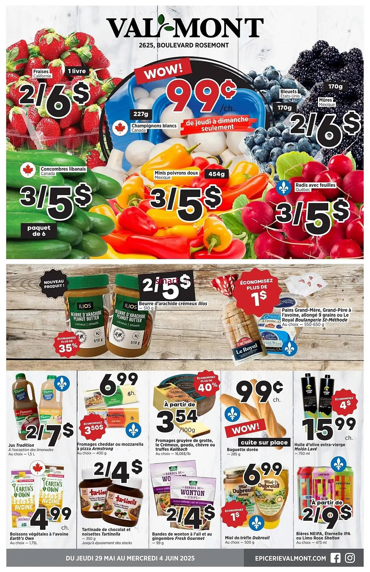 Val-Mont flyer from May 29 to June 4 2025 - flyer page 1