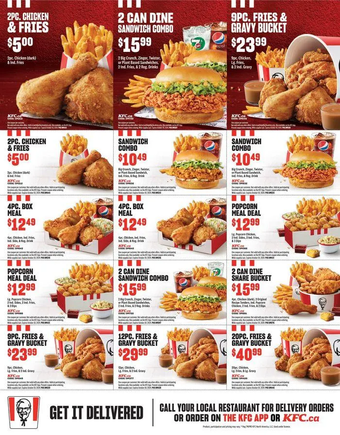 SUMMER OF SANDWICHES from September 24 to October 10 2024 - flyer page 2