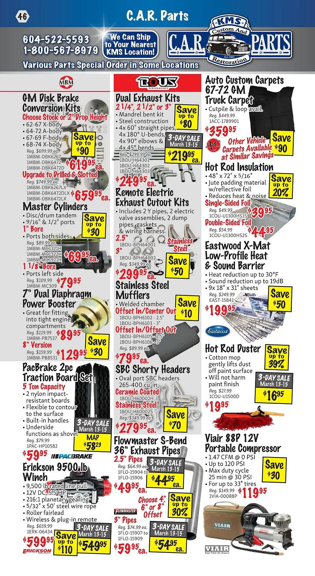 KMS Tools flyer from March 1 to March 31 2025 - flyer page 46