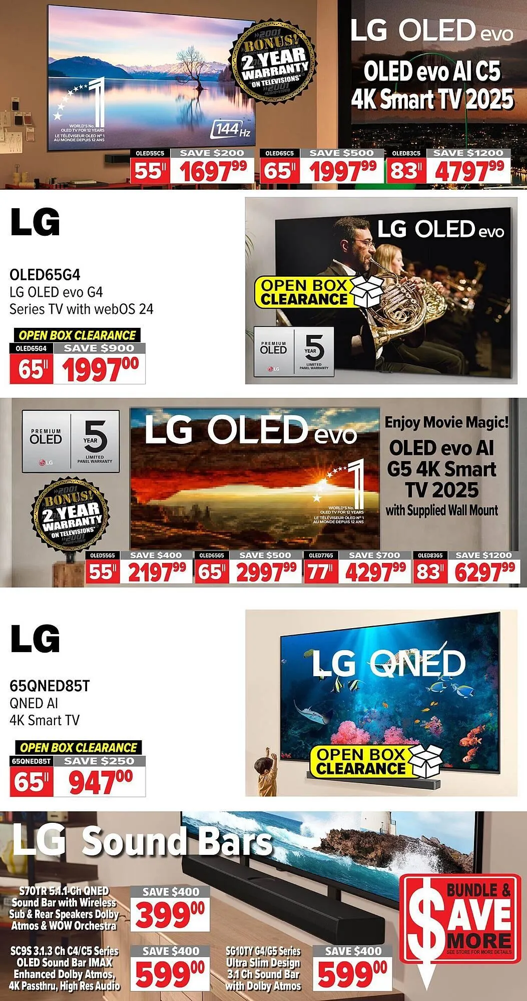 2001 Audio Video flyer from November 7 to November 14 2025 - flyer page 9