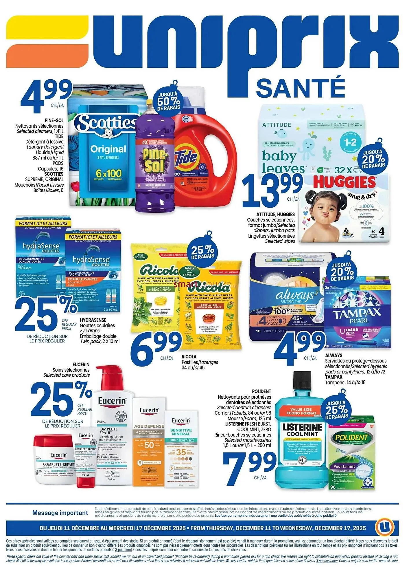Uniprix flyer from December 11 to December 17 2025 - flyer page 4