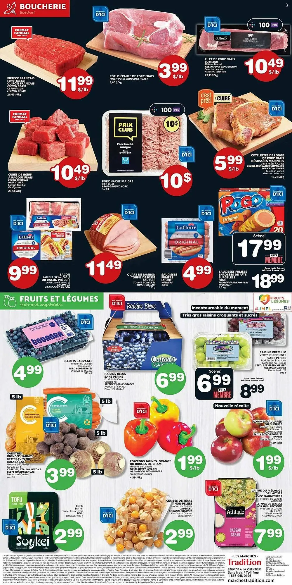 Marches Tradition flyer from September 3 to September 10 2025 - flyer page 4