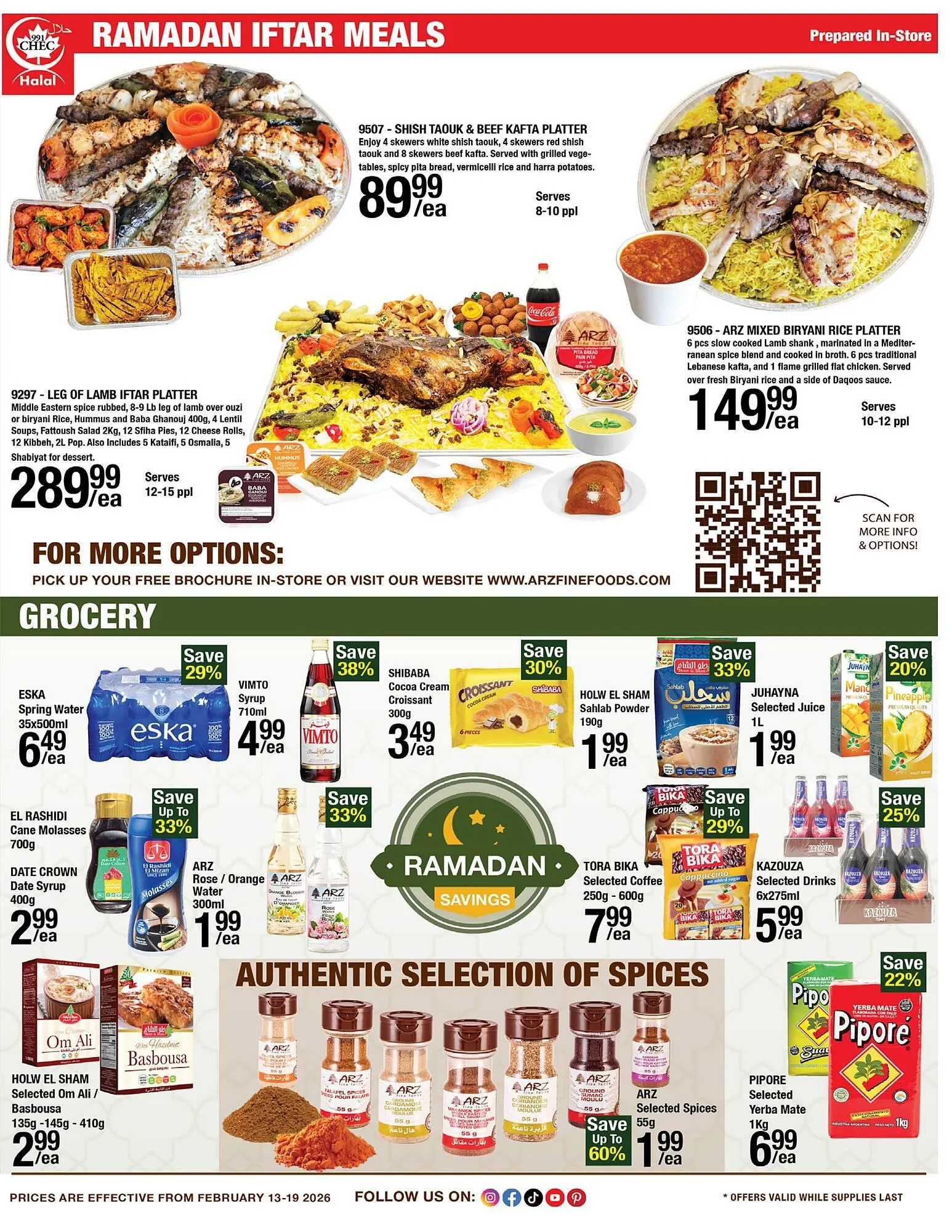 Arz Fine Foods flyer from February 13 to February 19 2026 - flyer page 3