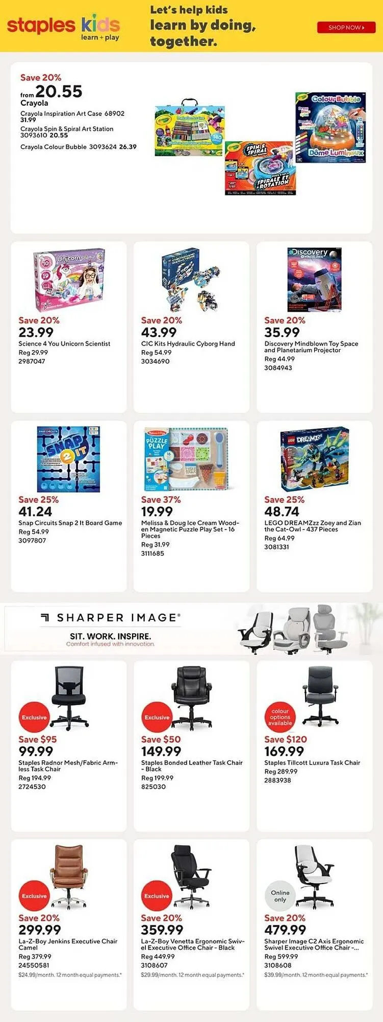 Staples flyer from October 31 to November 13 2025 - flyer page 13