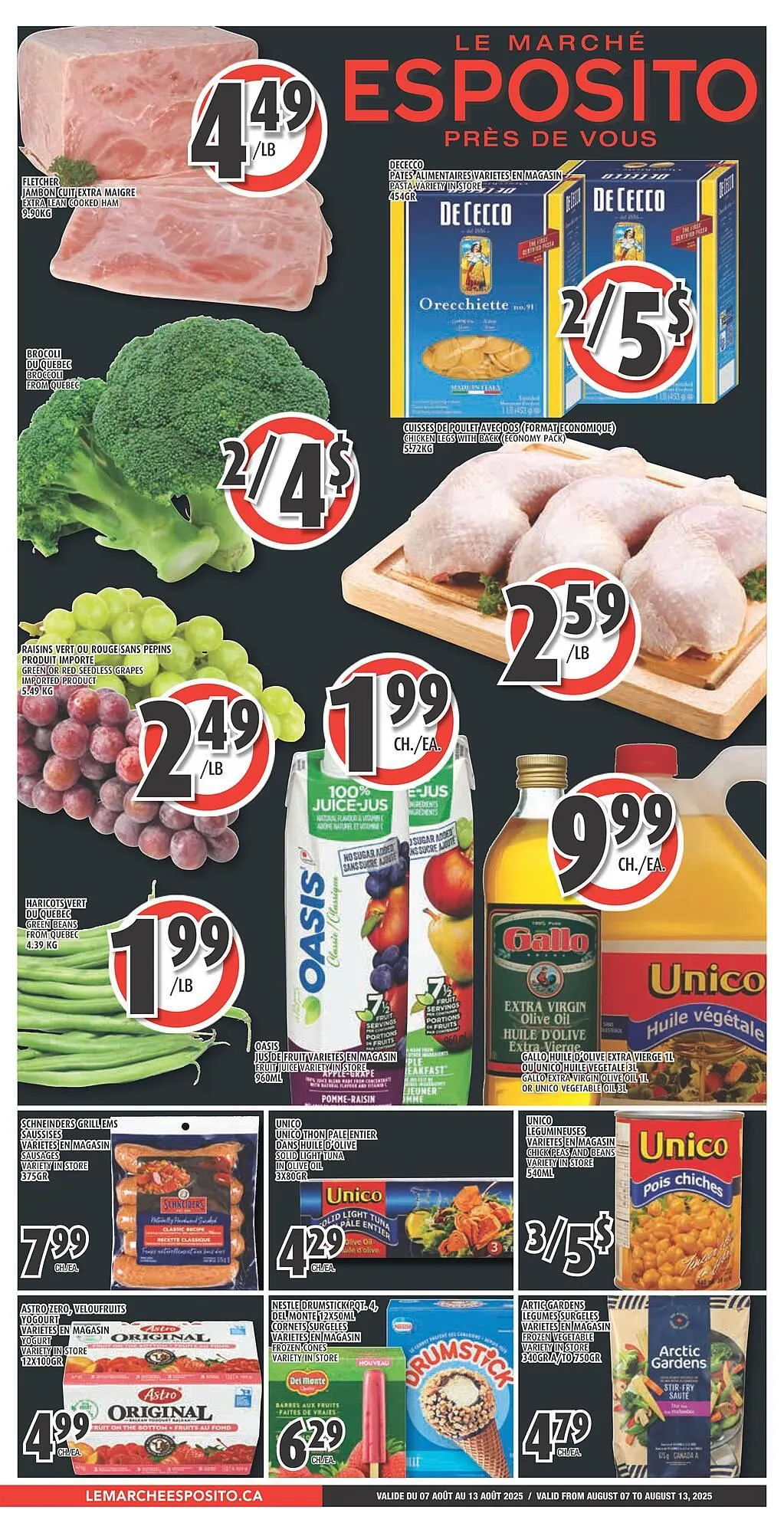 Esposito flyer from August 7 to August 13 2025 - flyer page 1