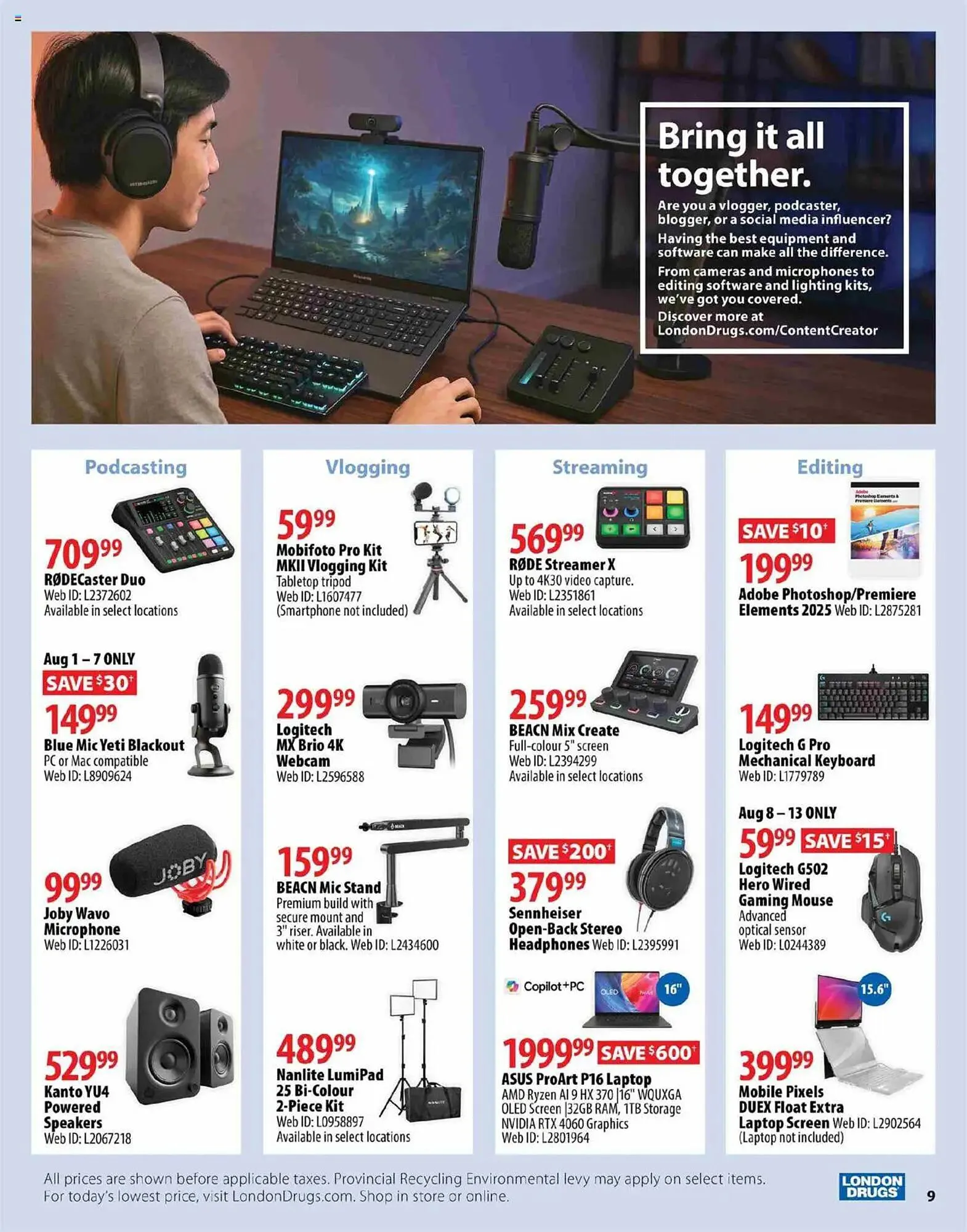 London Drugs flyer from July 31 to August 14 2025 - flyer page 9