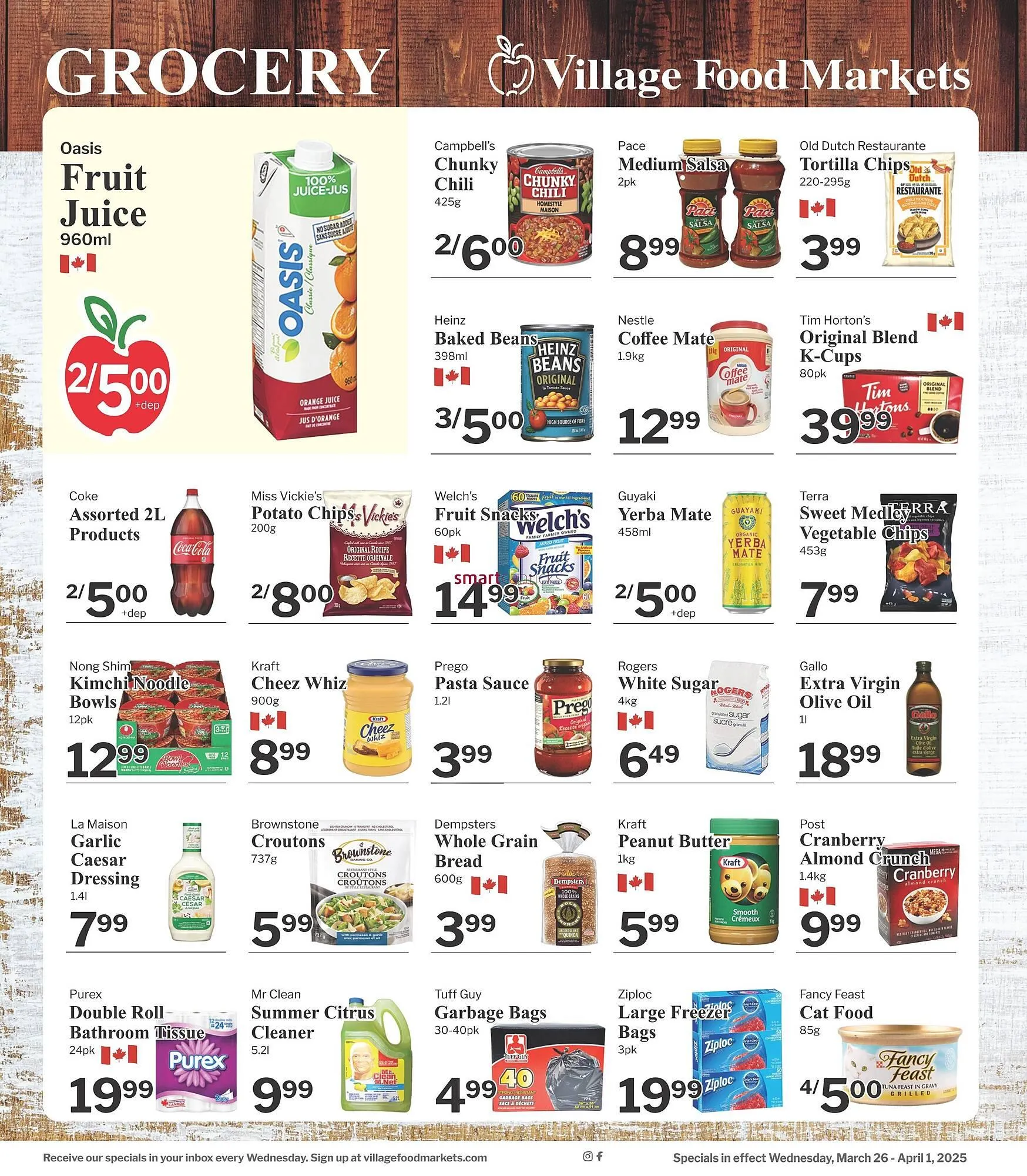 Village Food Markets flyer from April 2 to April 8 2025 - flyer page 2