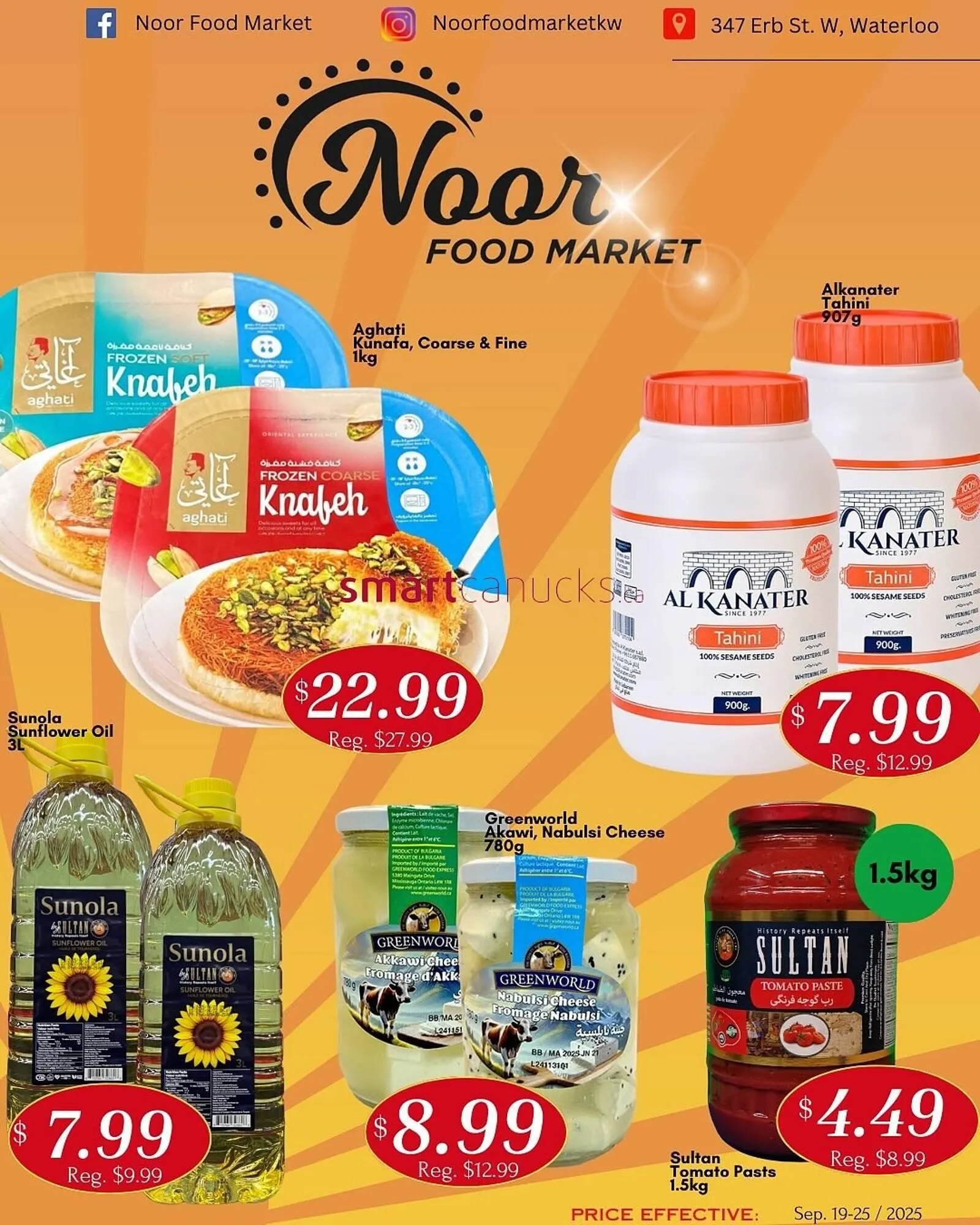 Noor Food Market flyer from September 19 to September 25 2025 - flyer page 1