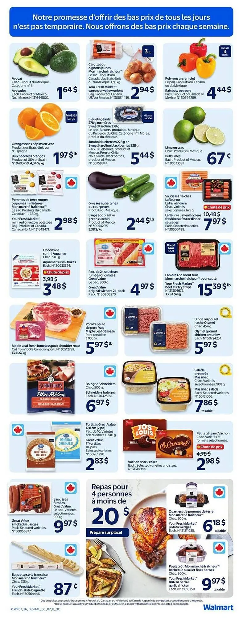 Walmart flyer from March 12 to March 18 2026 - flyer page 3