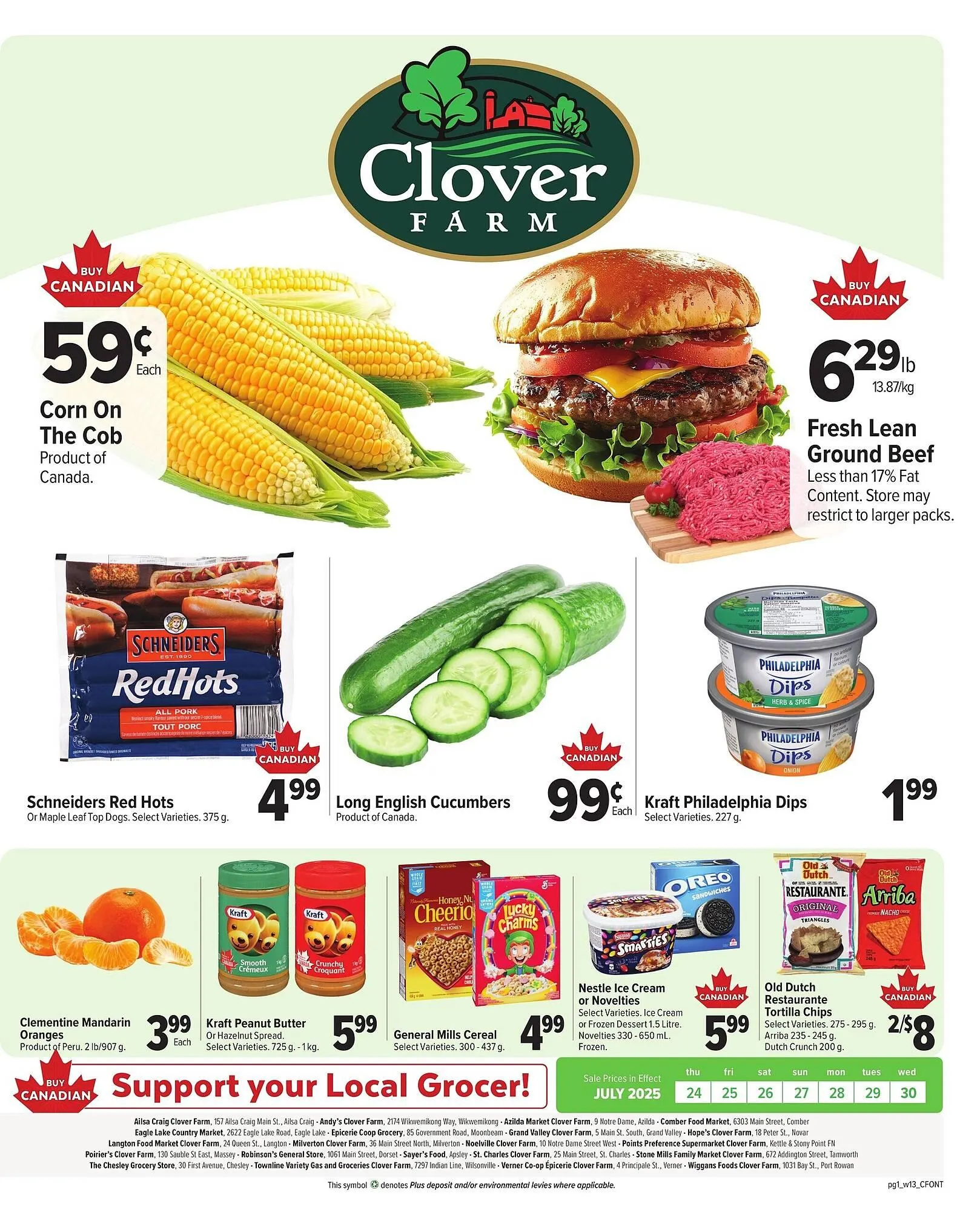 Clover Farm flyer - 1