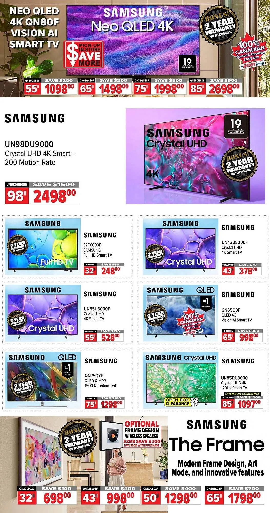 2001 Audio Video flyer from February 27 to March 5 2026 - flyer page 3