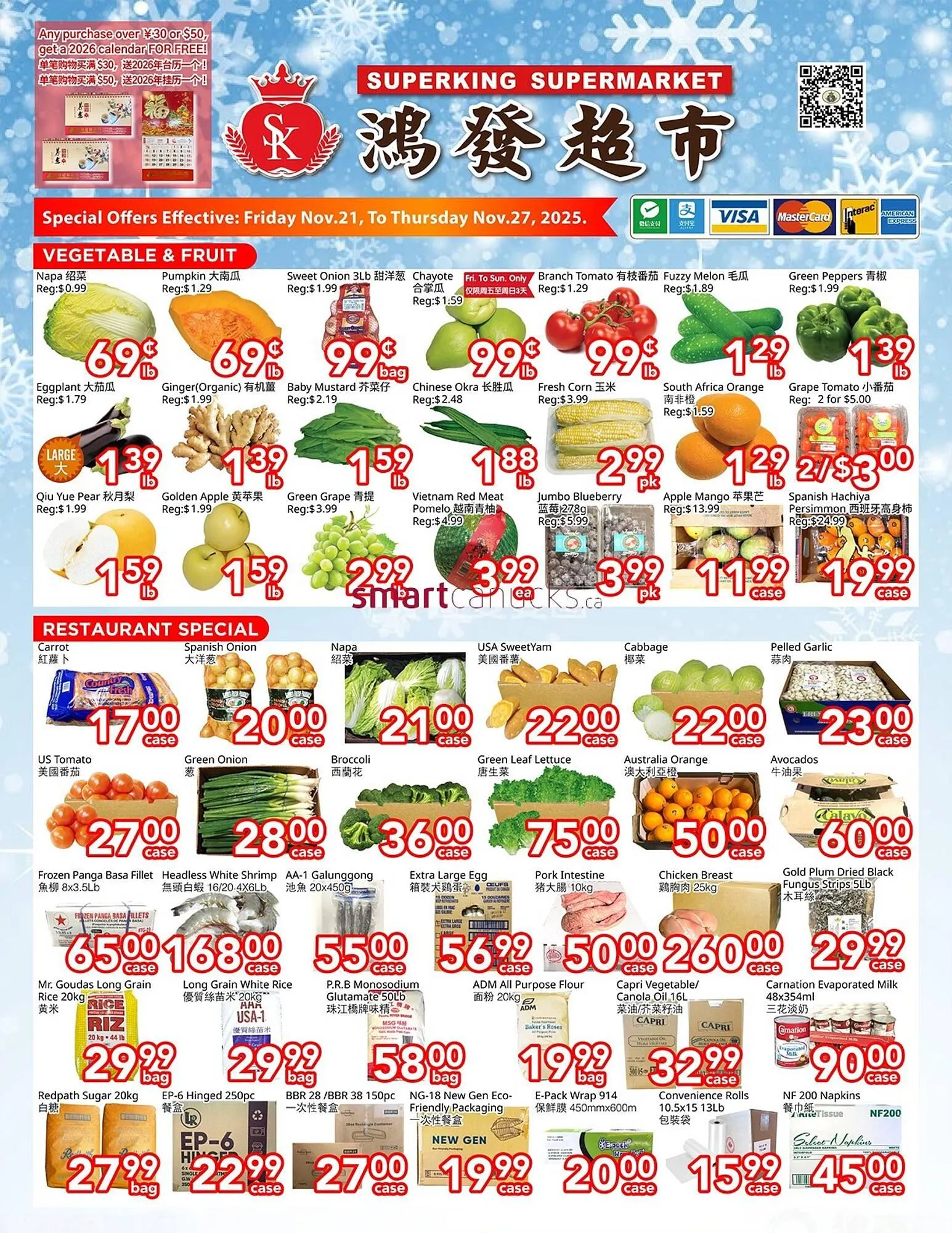 Superking Supermarket flyer from November 21 to November 27 2025 - flyer page 1