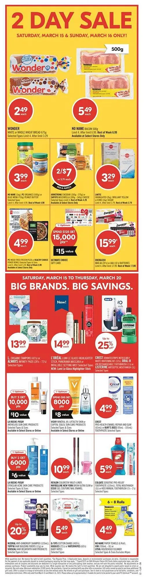 Shoppers Drug Mart flyer from March 15 to March 21 2025 - flyer page 5