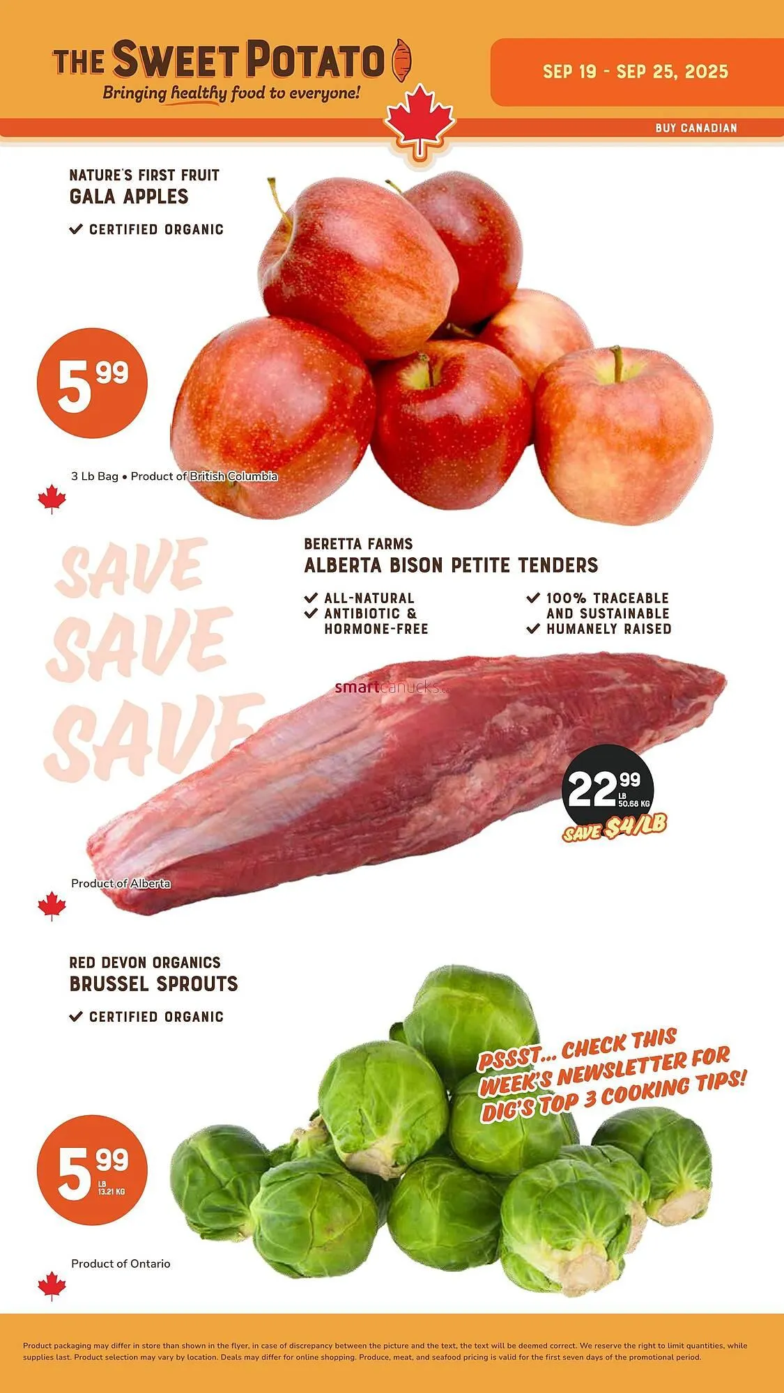 The Sweet Potato flyer from September 19 to September 25 2025 - flyer page 1