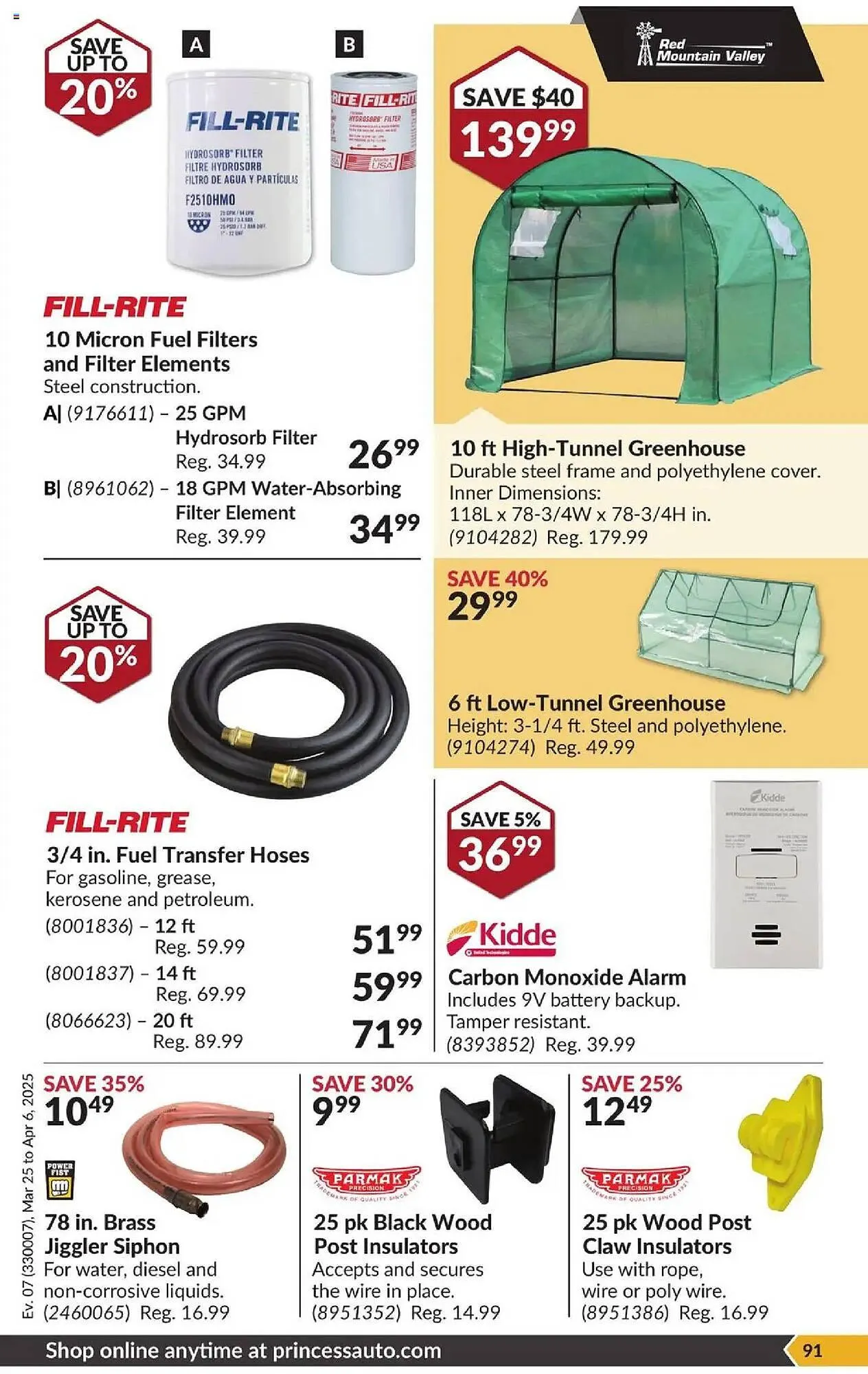 Princess Auto flyer from March 25 to April 6 2025 - flyer page 96