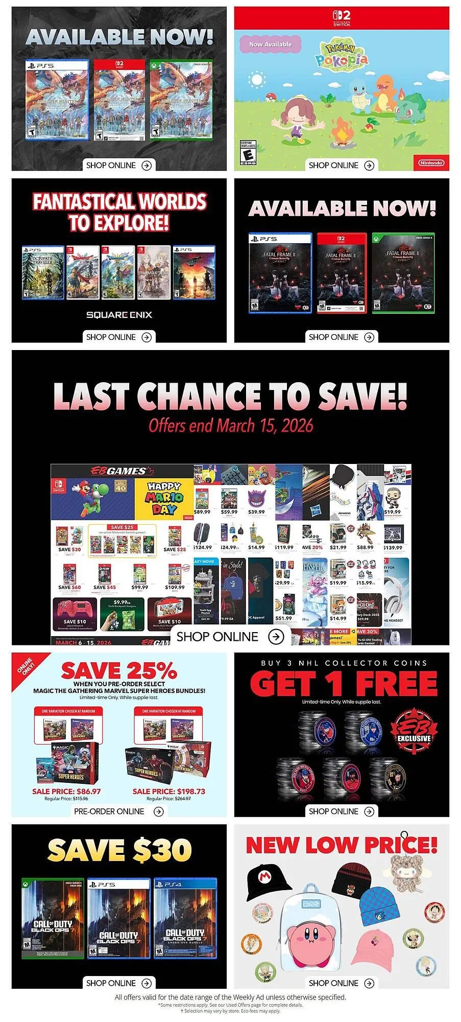 EB Games flyer from March 13 to March 20 2026 - flyer page 2