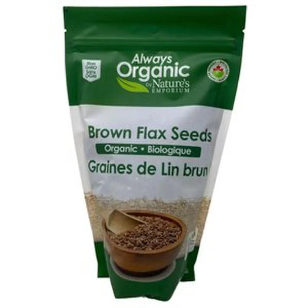 Always Organic Flax Seeds Brown Org 600 g