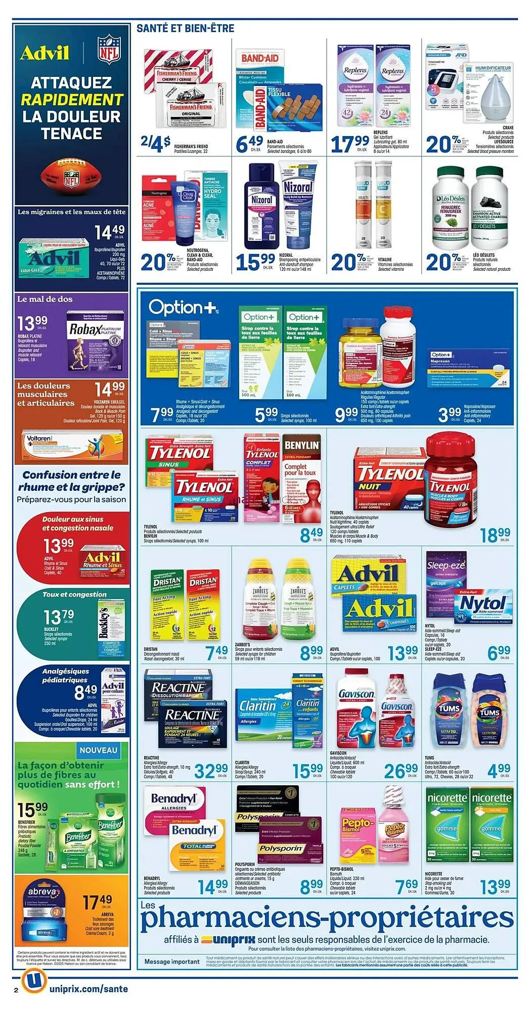 Uniprix flyer from October 9 to October 15 2025 - flyer page 4